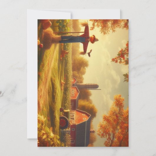 感謝祭/秋/農村 シーズンカード (正面)