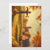 感謝祭/秋/農村 シーズンカード (正面/裏面)