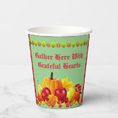 感謝祭 紙コップ (裏面)