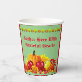 感謝祭 紙コップ (正面)