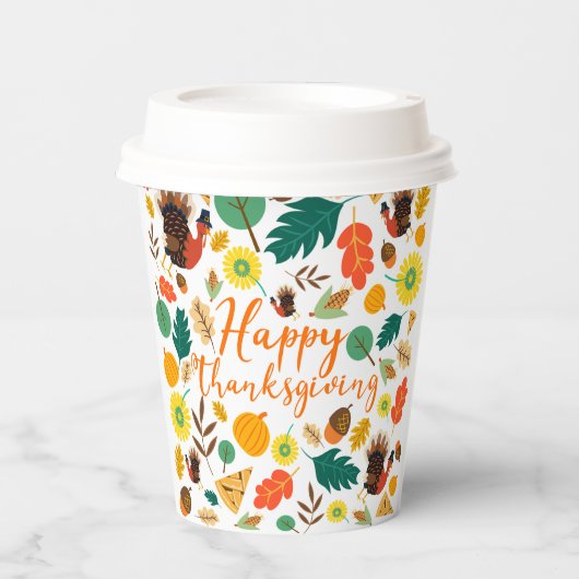 感謝祭 紙コップ (正面)