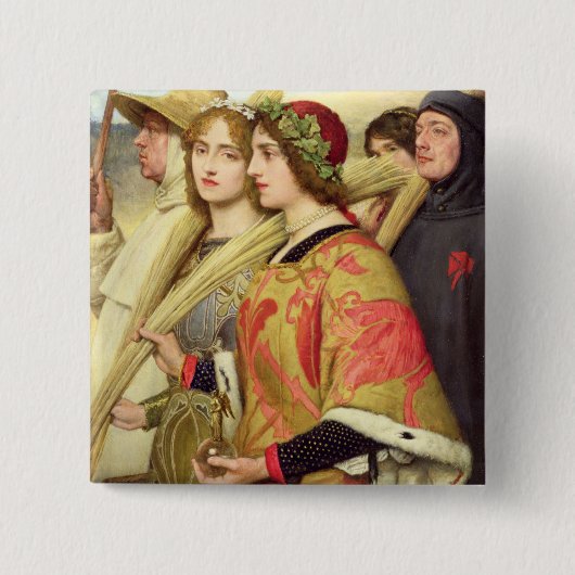 感謝祭 缶バッジ (正面)