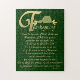 感謝祭-賛美歌100 ジグソーパズル