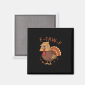 感謝祭 F-caw-f 七面鳥 お笑い メンズ マグネット (正面/裏面)