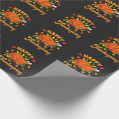 感謝祭 – Happy Thanksgiving ラッピングペーパー (角)