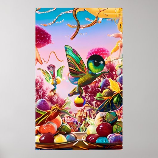 感謝祭 – Ken Gage Surreal Art ポスター (正面)