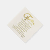 感謝祭 – Psalm 100 スタンダードカクテルナプキン (角)