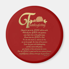 感謝祭 – Psalm 100 マグネット