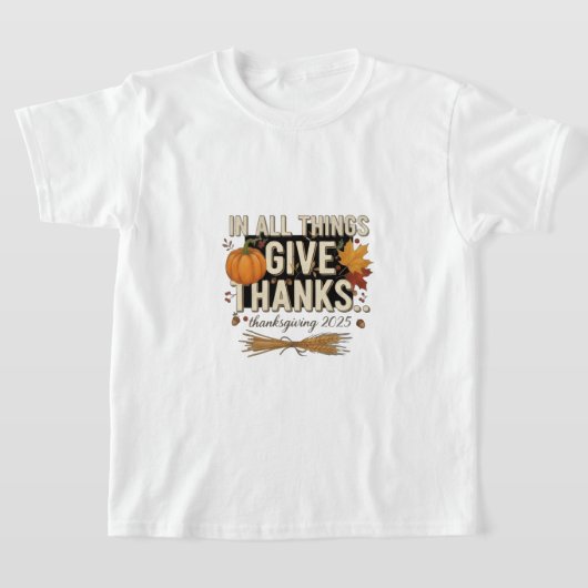 感謝祭 Tシャツ (レイダウン)