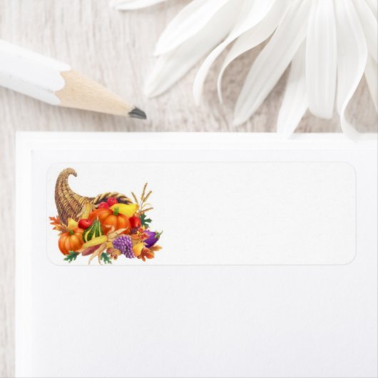 感謝祭Cornucopiaラベル ラベル (インサイチュ)