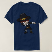感謝祭Dabbing Pilgrim Dab Dance Boys Kids Tシャツ (デザイン正面)