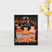 感謝祭Icuナースプロポフォル秋スクラブトップウォム カード (黄色い花)