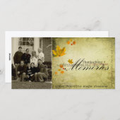 感謝祭Photcard シーズンカード (正面/裏面)