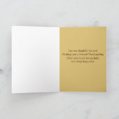 感謝祭Psalms 136感謝のためにあなた山 カード (内部)