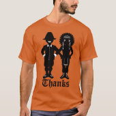 感謝祭TシャツXSから5XL感謝祭シャツ Tシャツ (正面)