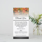 感謝紅葉言葉は表現できない サンキューカード (スタンド正面)