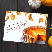 感謝素朴エレガント秋感謝祭 シーズンカード