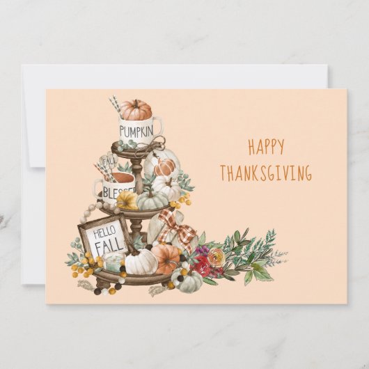 感謝素朴カード (正面)