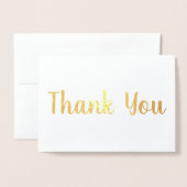 感謝結婚の 箔カード (封筒付き正面)