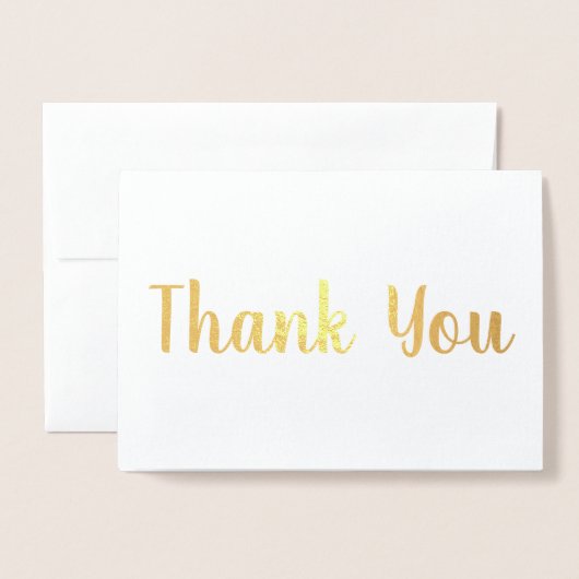 感謝結婚の 箔カード (封筒付き正面)