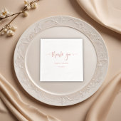 感謝結婚の 箔ナプキン