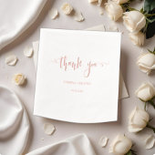 感謝結婚の 箔ナプキン
