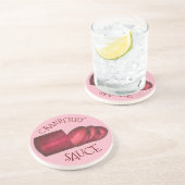 感謝缶詰ゼリー入りクランベリーソース食品 コースター (側面)