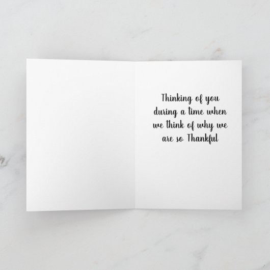 感謝考えの時 カード (内部)