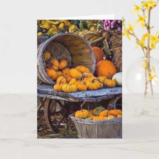 感謝考えの時 カード (黄色い花)