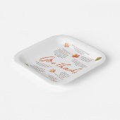 感謝聖句と紅葉 ペーパープレート (傾斜あり)