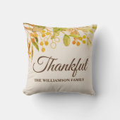 感謝色パーソナライズされたの紅葉 クッション (正面)