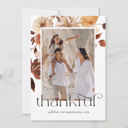 感謝色紅葉感謝記念写真 シーズンカード (正面)