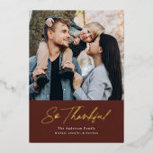 感謝茶2写真感謝祭 箔シーズンカード (正面)