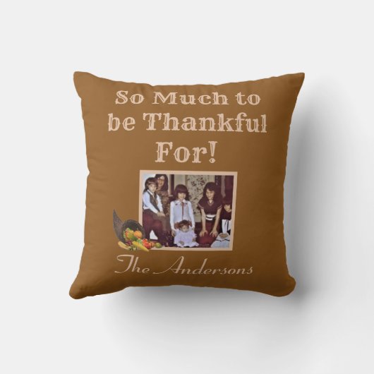 感謝記念写真 クッション (裏面)