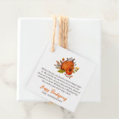 感謝詩の国カボチャ素朴ンハーベスト フェイバータグ (インサイチュ)