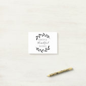 感謝賛美す ポストイット (デスク上)