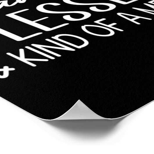 感謝賛美と一種の混乱のおもしろい秋 ポスター (角)