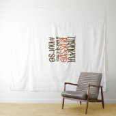 感謝賛美と一種の混乱のナース感謝祭 タペストリー (インサイチュ(横))