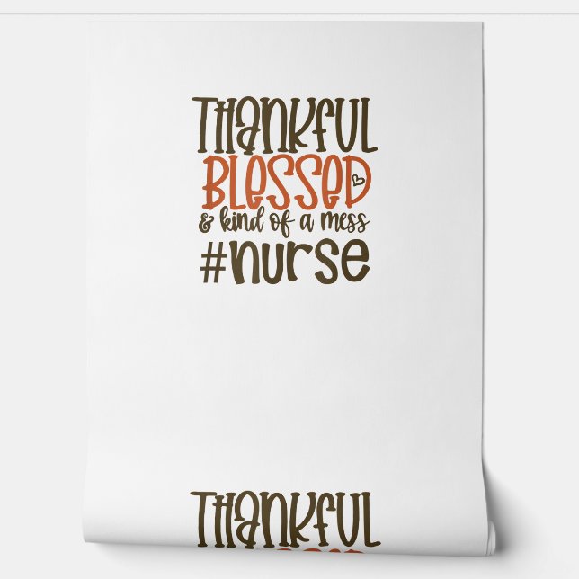 感謝賛美と一種の混乱のナース感謝祭 壁紙 (ほどく)