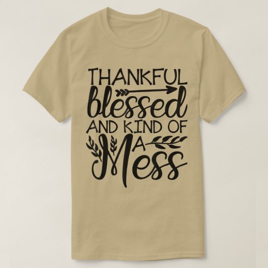 感謝賛美と厄介な秋感謝祭 Tシャツ (デザイン正面)