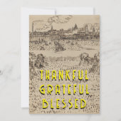 感謝賛美の収穫ファンゴッホ シーズンカード (正面)