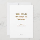 感謝賛美の収穫ファンゴッホ シーズンカード (裏面)