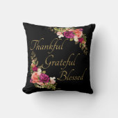 感謝賛美の女性のキリスト教信仰 クッション (正面)