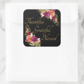 感謝賛美の女性のキリスト教信仰 スクエアシール (バッグ)