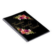 感謝賛美の女性のキリスト教信仰 ノートブック (右側)