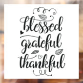 感謝賛美の気持ちのいい窓にしがみつく ウィンドウサイン (シート2)