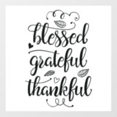 感謝賛美の気持ちのいい窓にしがみつく ウィンドウサイン (シート)