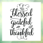 感謝賛美の気持ちのいい窓にしがみつく ウィンドウサイン (シート3)