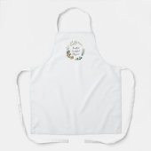 感謝賛美の葉の素朴芸術 エプロン (正面)