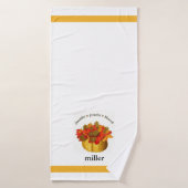 感謝賛美パーソナライズされた バスタオル (バスタオル)